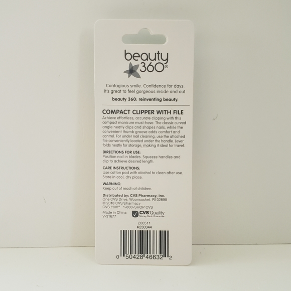 ⭐4/$15 Beauty 360 Compact Clipper with File - Picture 2 of 4